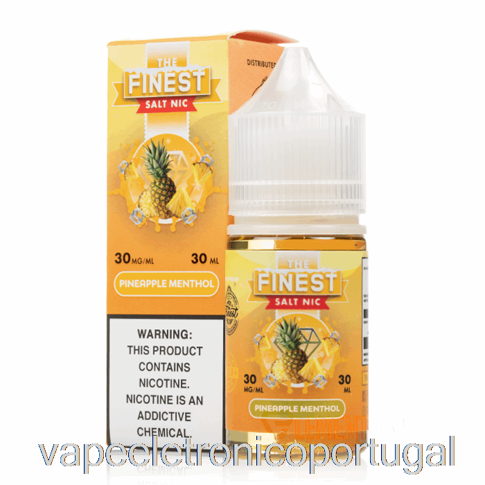 Vape Eletrônico Abacaxi Mentol - O Melhor Sal Nic - 30ml 30mg